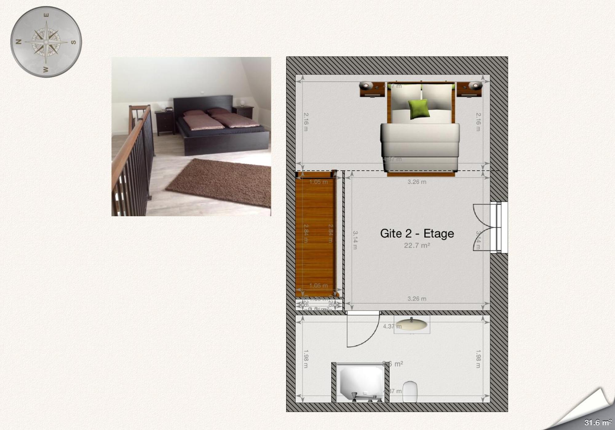 Monein B&B Au Moulin 1771 חדר תמונה